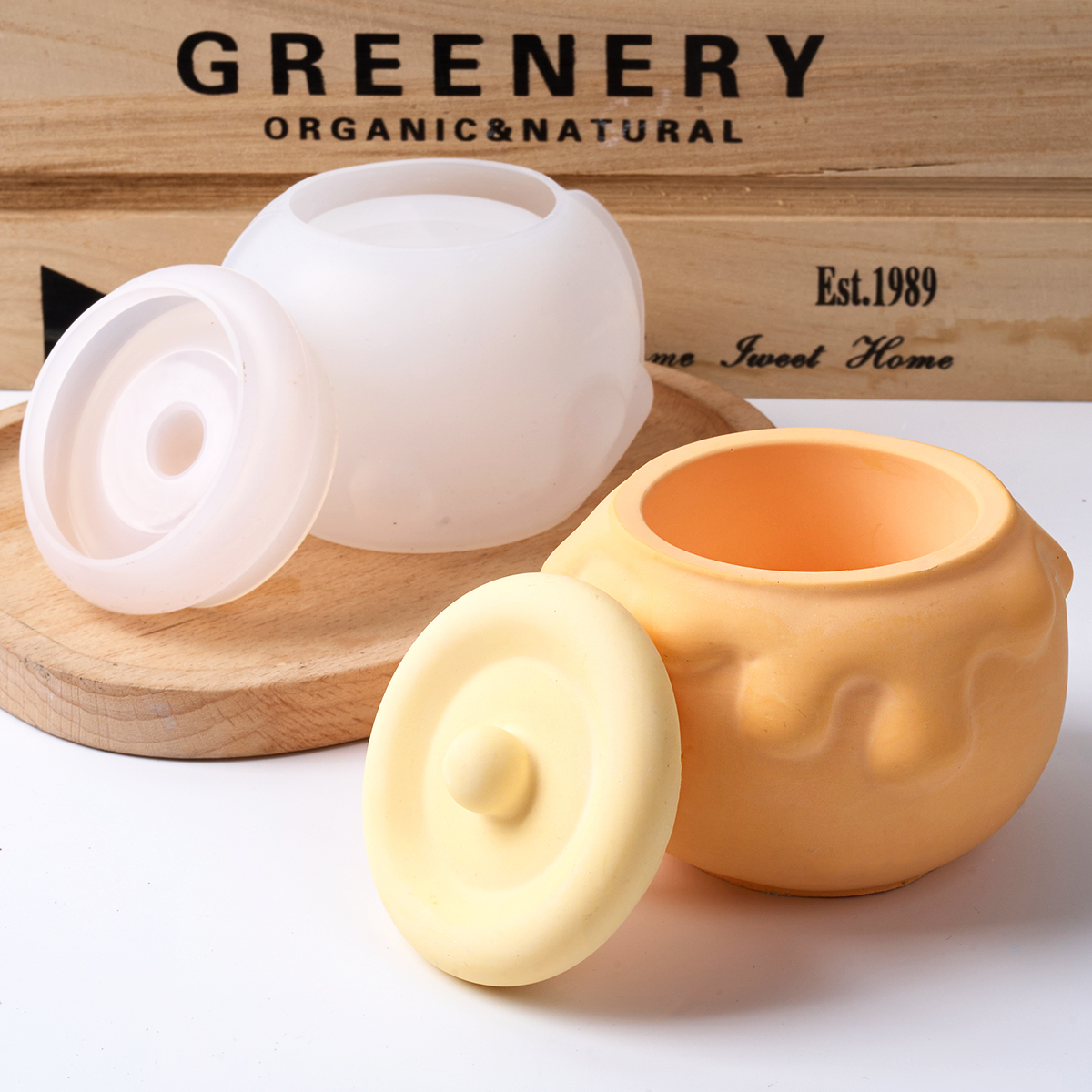 3D Honey Candle Jar Silicone M - Craft Embellishment Storage reseña y precio