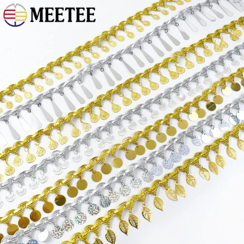 10Yards 3-5.5cm Sequin Tassel  - Fringe Ribbon Sewing reseña y precio