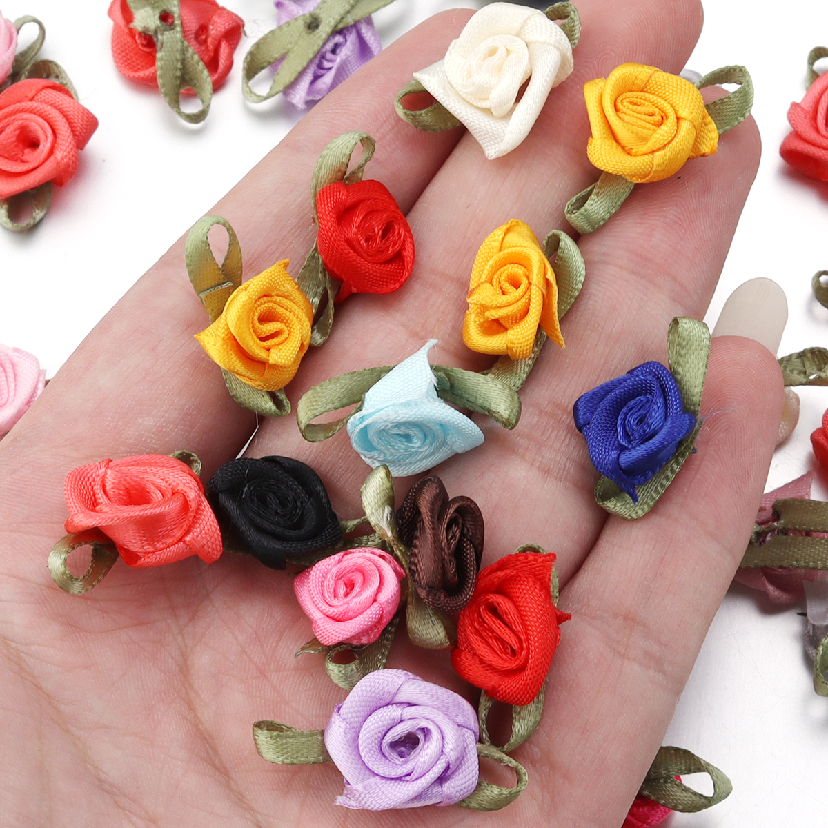 50Pcs 1.5x2.5cm 18 Colors For  - Embellishment Crafts reseña y precio