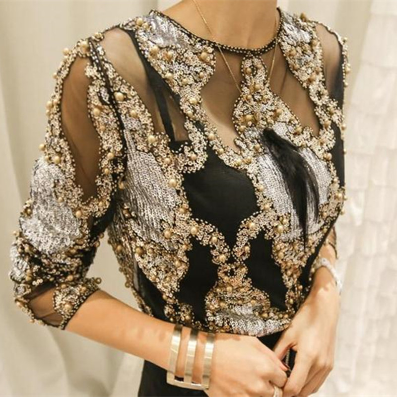 Sidaimi Luxury Women Crystal S - Crystal Mesh Fabric reseña y precio