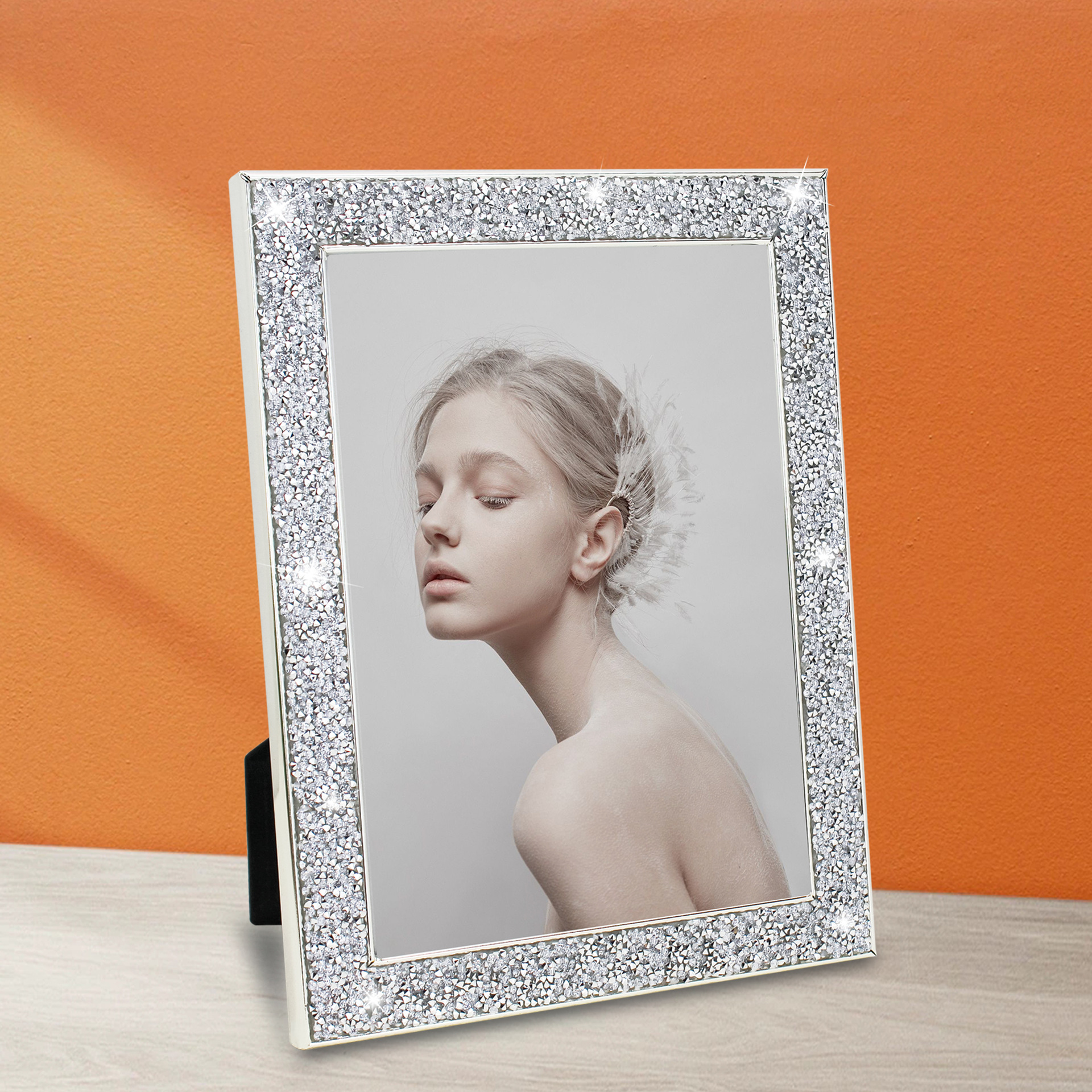 7-Inch Metallic Plated Picture - Sequin Fabric Panel reseña y precio
