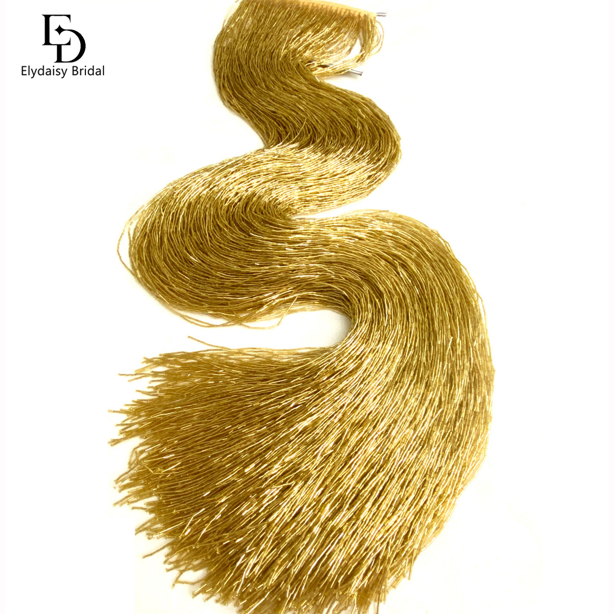 ELYDAISY 1Meter Length Champag - Fringe Ribbon Sewing reseña y precio