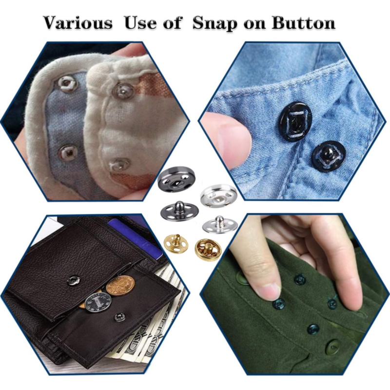 10/50 Set 8-10mm Metal Sew-on  - Iron On Stud Set reseña y precio