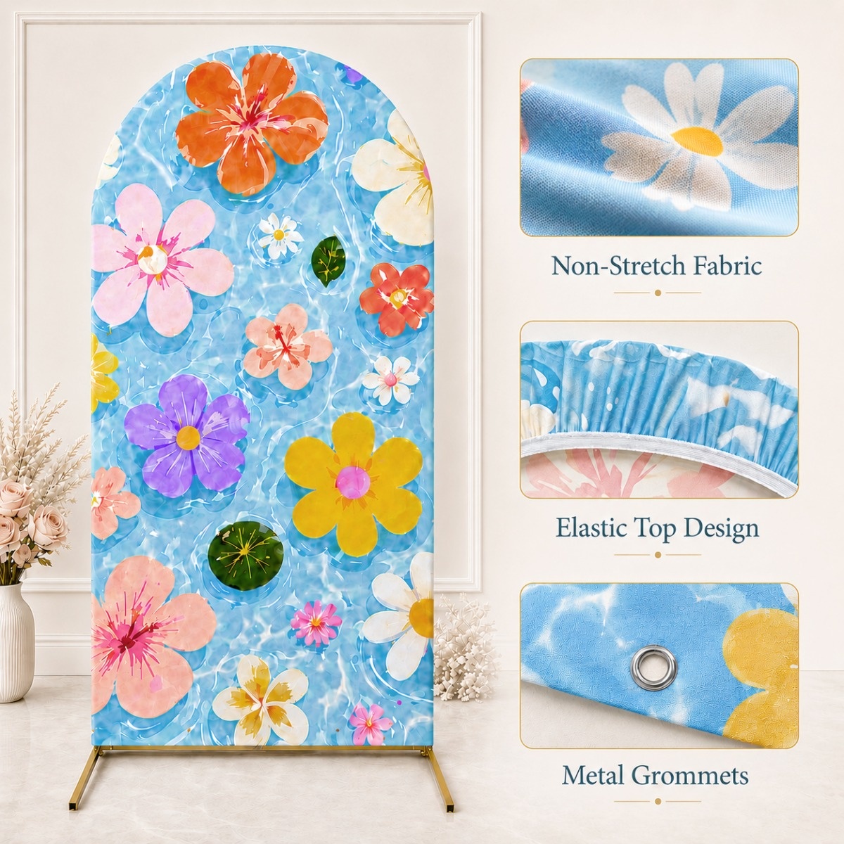 Party Supplies Arch Backdrop C - Sequin Fabric Panel reseña y precio