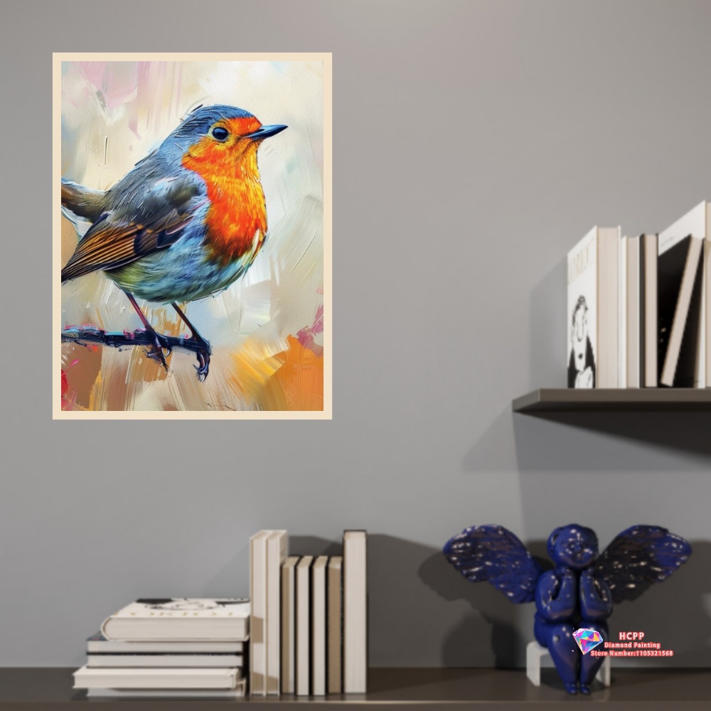 unframe Robin Bird Cute Robin  - Embroidery Embellishments reseña y precio
