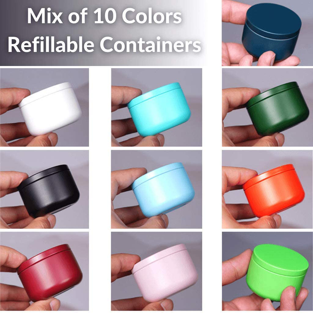 Tea Can with Airtight Lids Tin - Craft Embellishment Storage reseña y precio