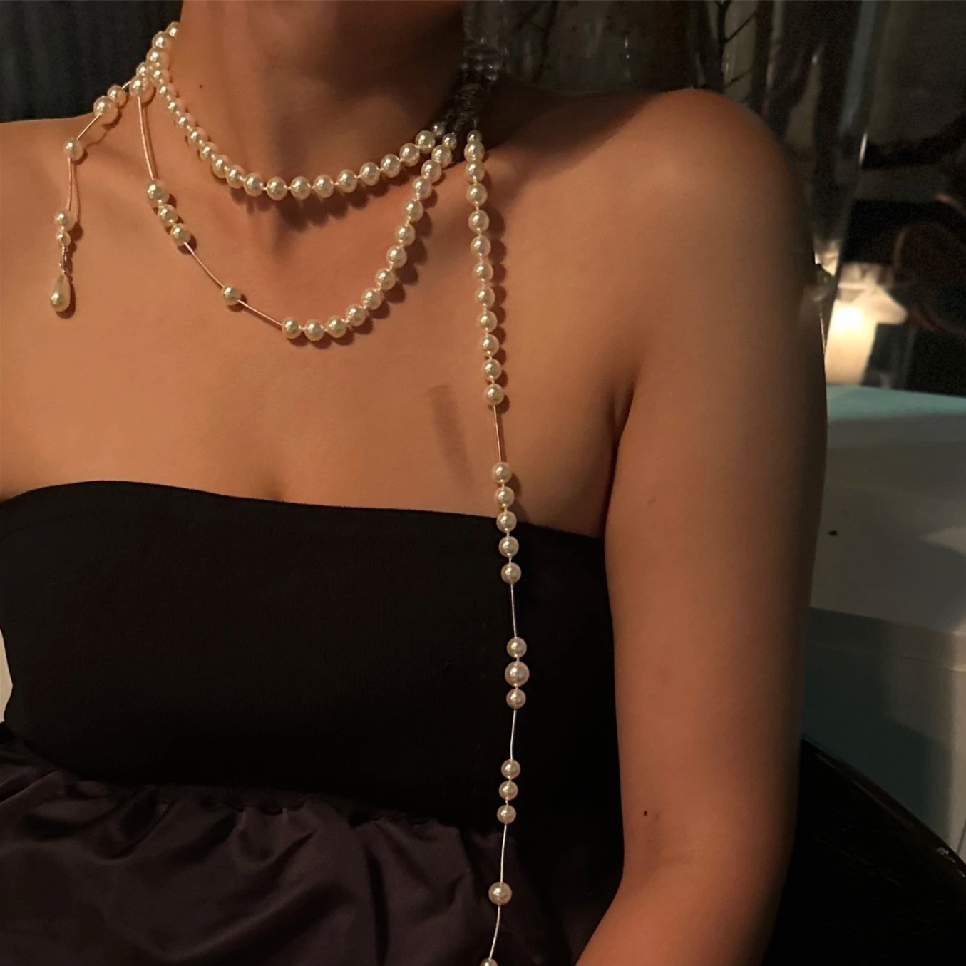 Hot Europe Designer Pearl Gold - Pearl Trim Chain reseña y precio