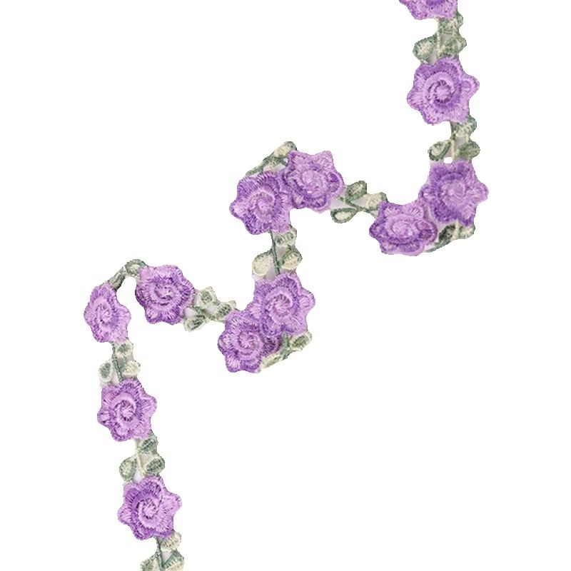 1/3/5Y Colorful Plum Bossom Fl - Lace Ribbon Trim reseña y precio