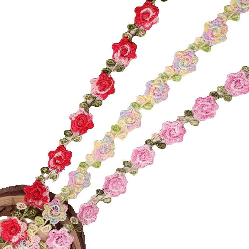 1/3/5Y Colorful Plum Bossom Fl - Lace Ribbon Trim reseña y precio