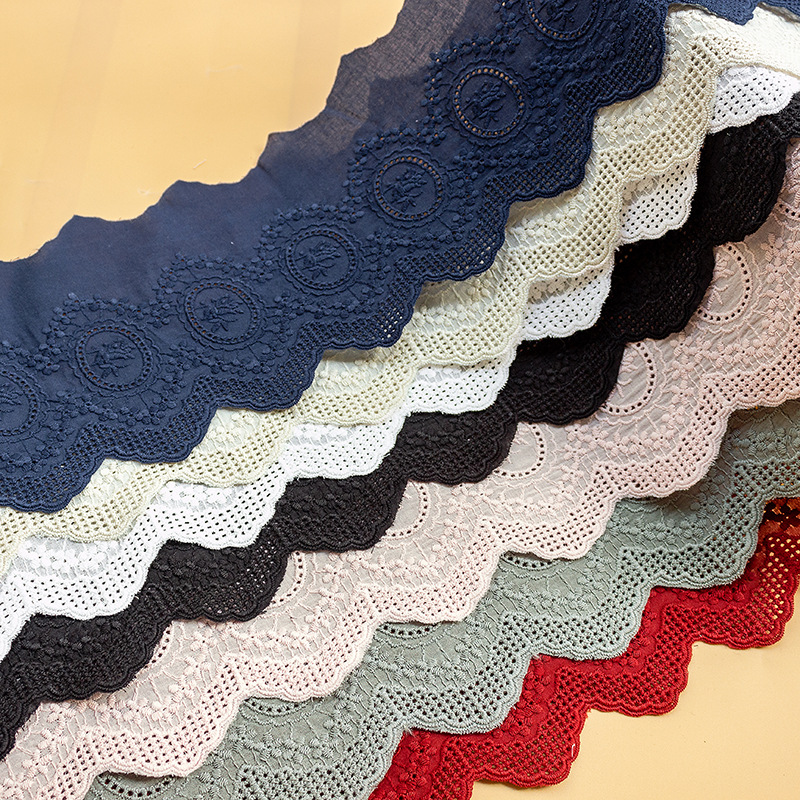 2Yards Colorful  Cotton Embroi - Lace Ribbon Trim reseña y precio