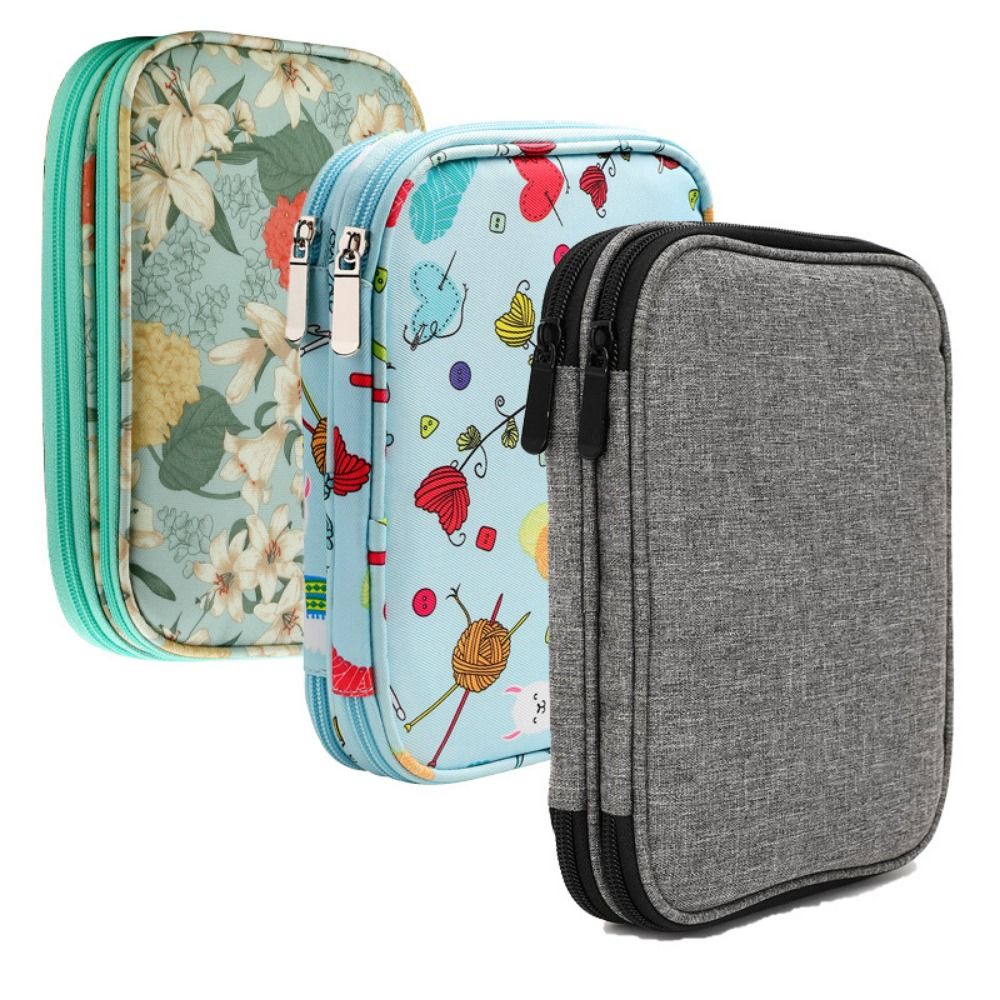 Knitting Needle Case, Portable - Craft Embellishment Storage reseña y precio