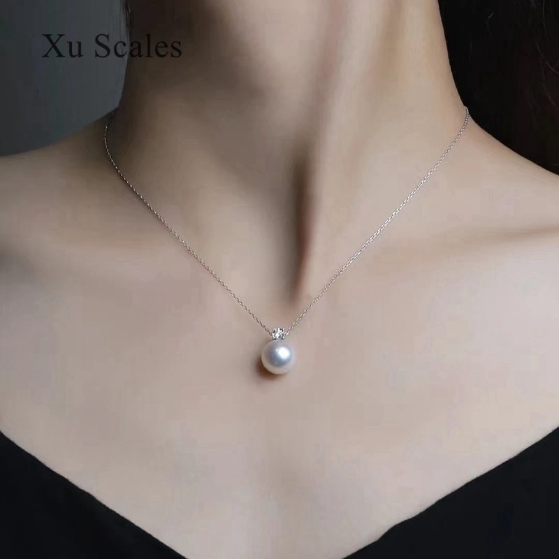 Natural Pearl Pendant 9-11mm S - Pearl Trim Chain reseña y precio