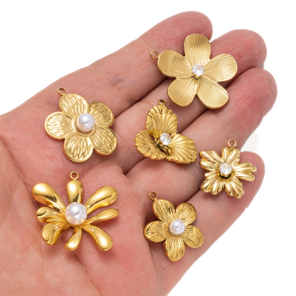 5pcs Gold Stainless Steel Flow - Embellishment Crafts reseña y precio
