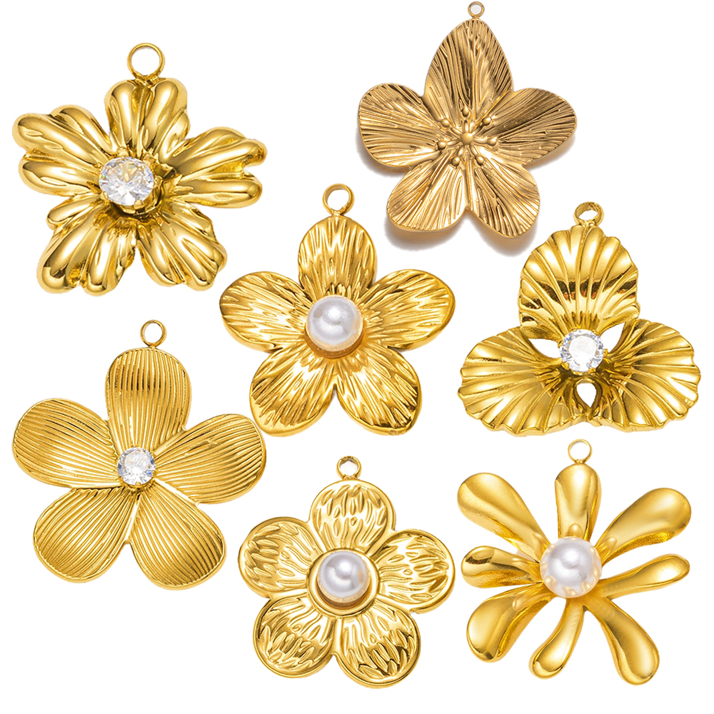 5pcs Gold Stainless Steel Flow - Embellishment Crafts reseña y precio