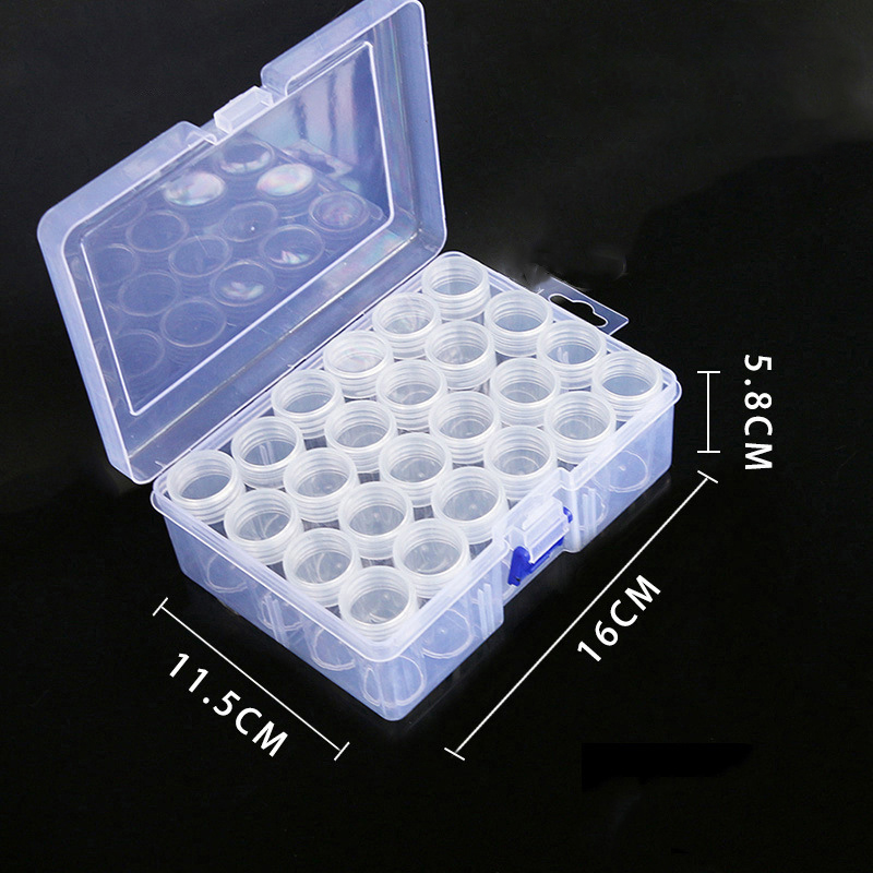 Bottles Box Storage Transparen - Craft Embellishment Storage reseña y precio