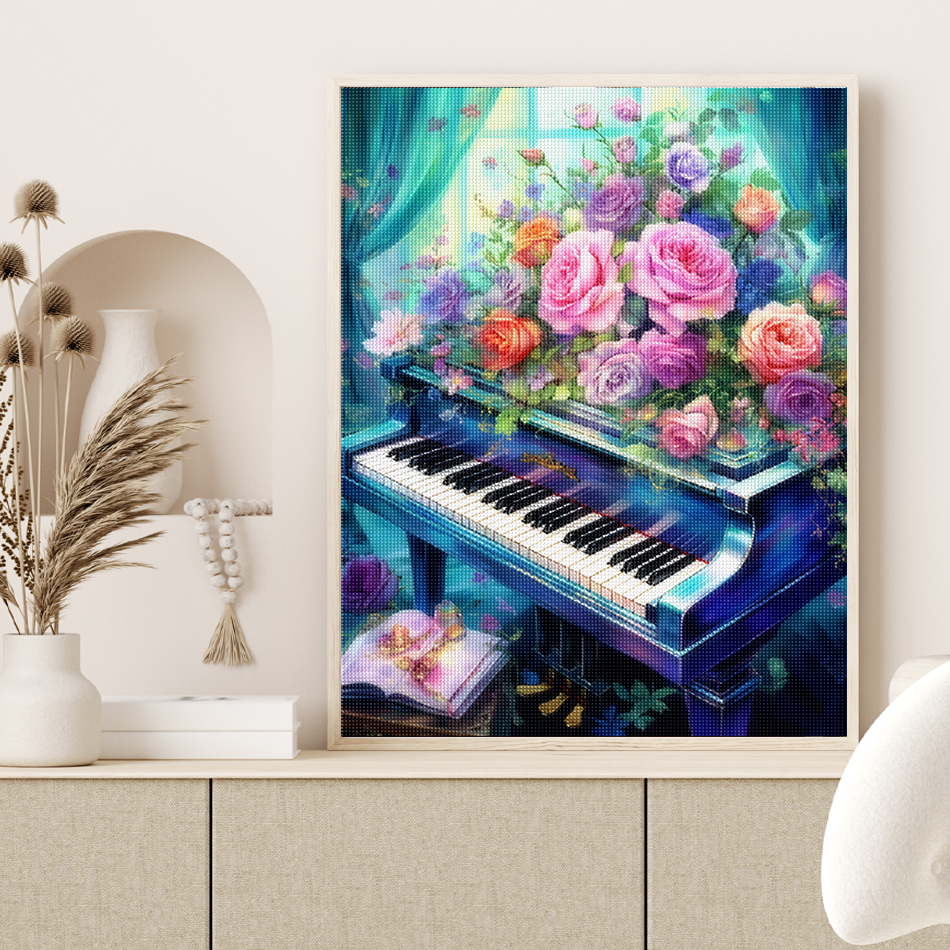 1pc frameless  Diamond Paintin - Embroidery Embellishments reseña y precio