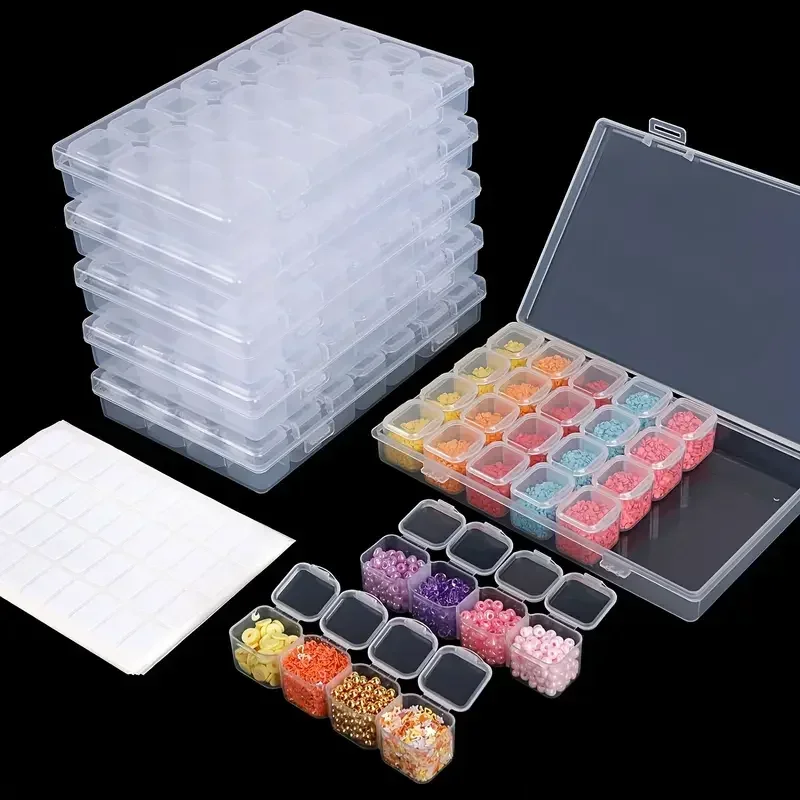28 grid diamond painting tool  - Craft Embellishment Storage reseña y precio