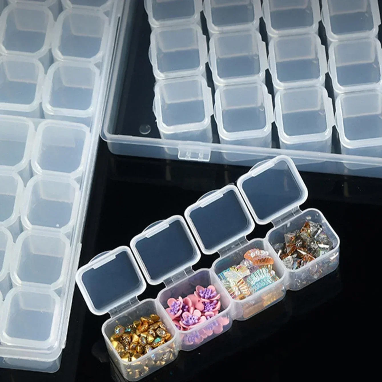 28 grid diamond painting tool  - Craft Embellishment Storage reseña y precio